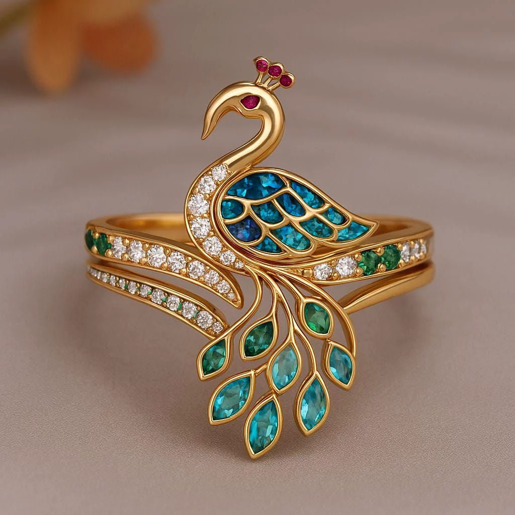 Statement gemstone ring